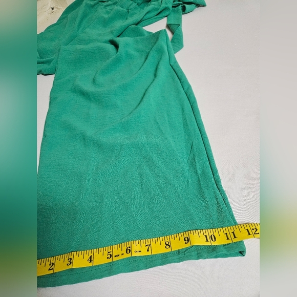 Mille Gabrielle,Jumpsuit,Women's 1X Green, Button-Up - Picture 6 of 8